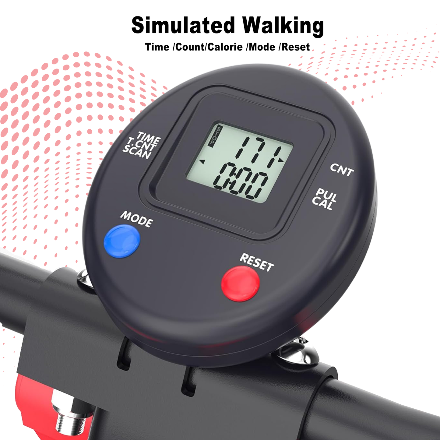Spacewalker-Air Walker Exercise Machine, Cardio Cross Trainer Glider for Home Exercise, Foldable Elliptical for Small Spaces, 350LBS Weight Capacity
