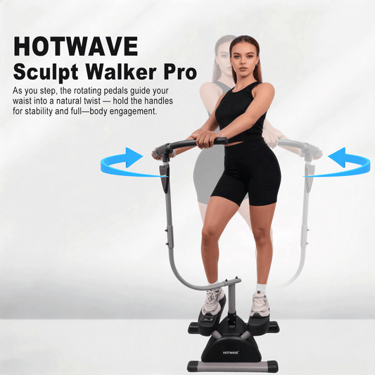 HOTWAVE Sculpt Walker Pro, Twist Stepper Machine for Home Fitness