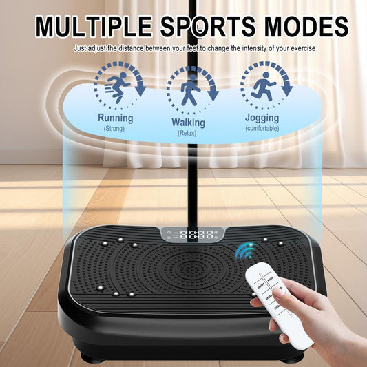 HOTWAVE Bluetooth Vibration Plate – Fat Burn & Muscle Toning Machine