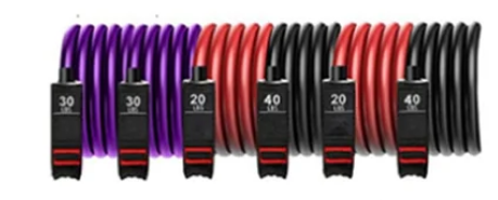 HOTWAVE Push up board 40lbs bands (x 2)-accessories
