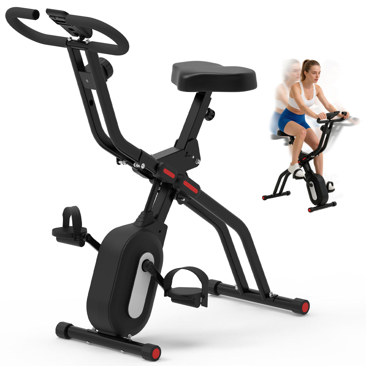 HOTWAVE Slide Rail Exercise Bike