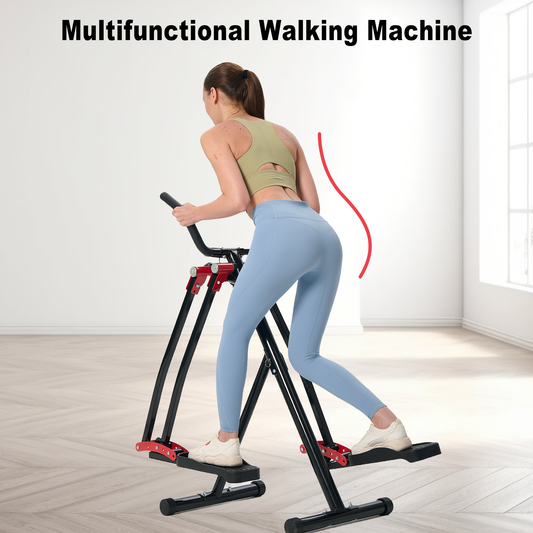 Spacewalker-Air Walker Exercise Machine, Cardio Cross Trainer Glider for Home Exercise, Foldable Elliptical for Small Spaces, 350LBS Weight Capacity