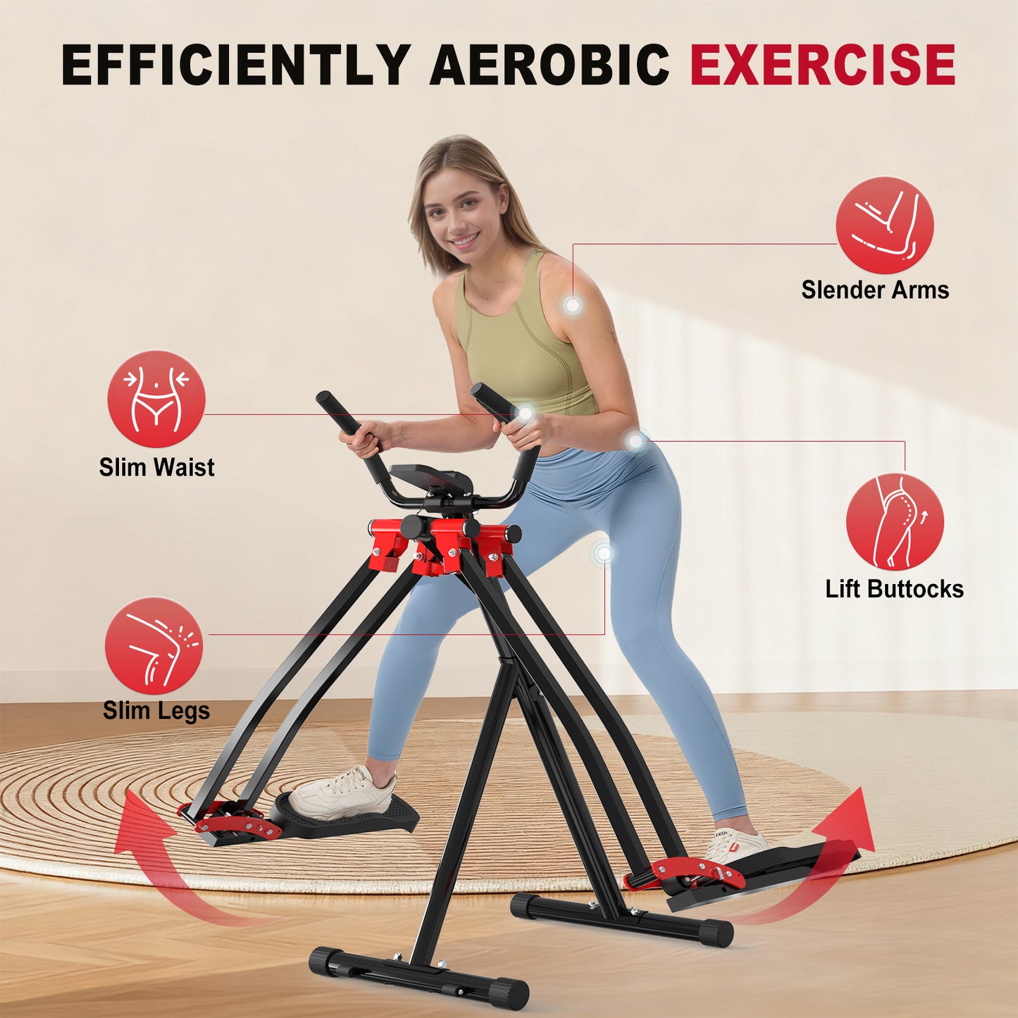 Spacewalker-Space Walker Exercise Machine - Air Walker Elliptical Trainer for Home Use