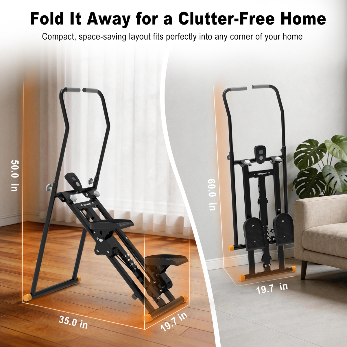 HOTWAVE Stair Stepper & Vertical Climber