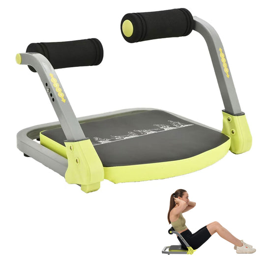 HOTWAVE Ab Machine, Sit Up Exercise Equipment, Ab Workout Equipment with 3 Adjustable Resistance, Ab Trainer for Stomach Workout with 330 LBS Weight Capacity, Foldable Ab Crunch Machine for Home Gym