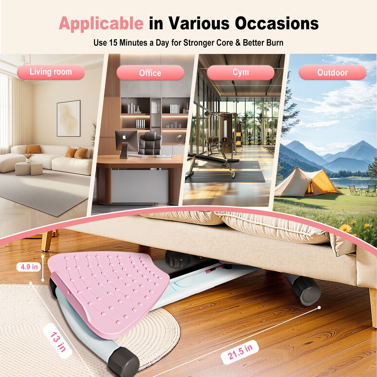 Waist Twister Board Home Fitness Shaping Plate