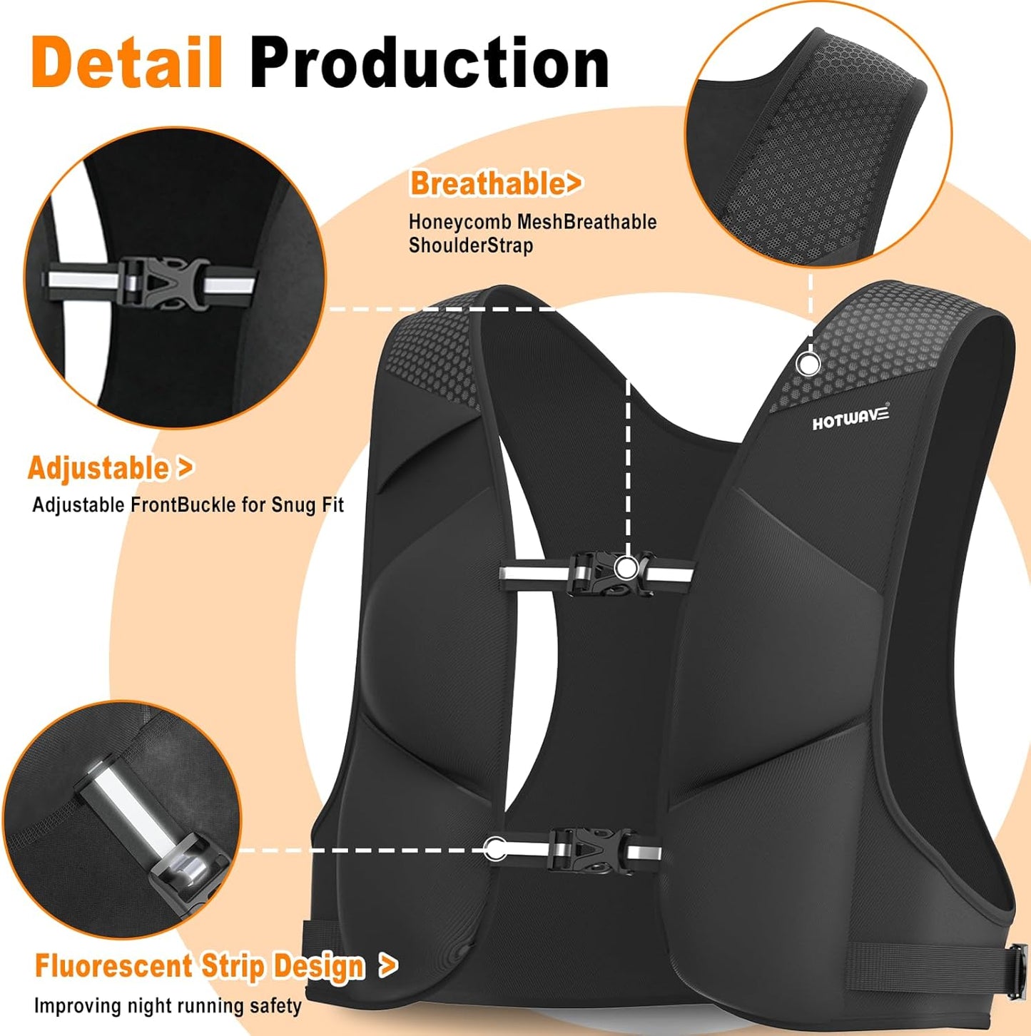 HOTWAVE Weight Vest with Reflective