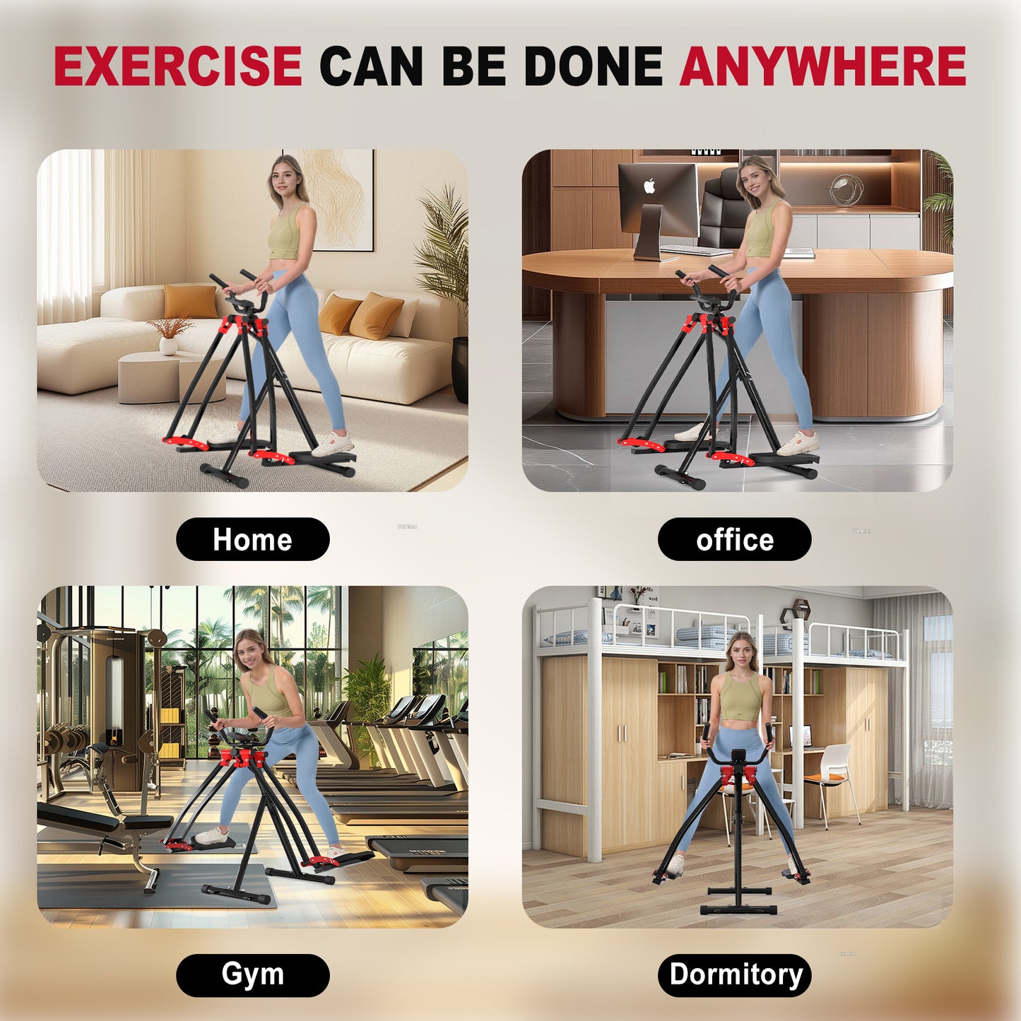 Spacewalker-Space Walker Exercise Machine - Air Walker Elliptical Trainer for Home Use