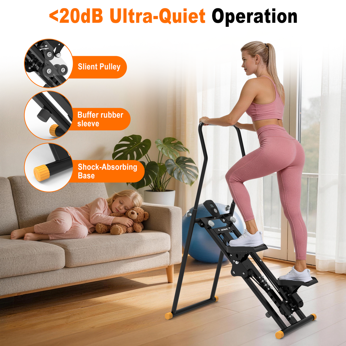 HOTWAVE Stair Stepper & Vertical Climber
